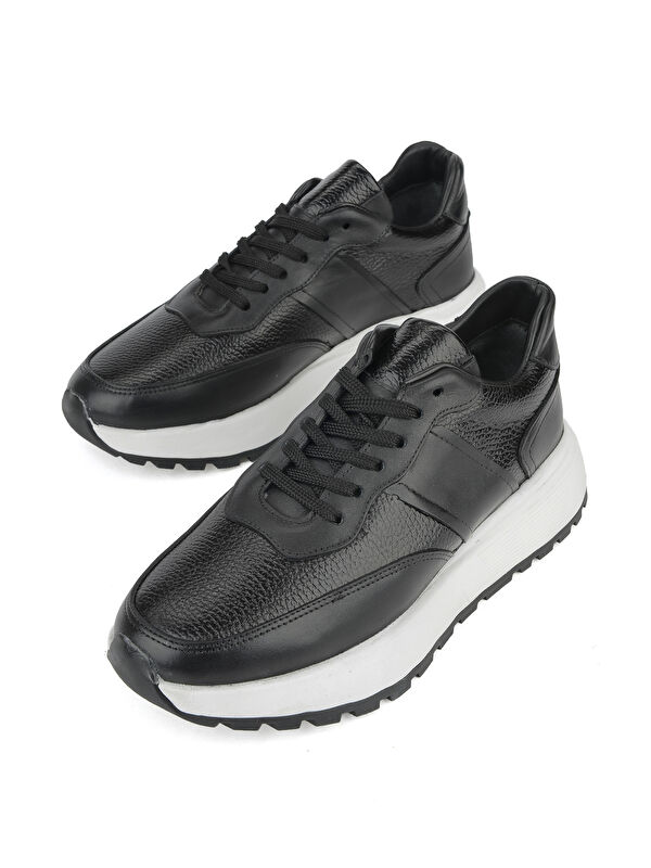 Erkek Hakiki Deri Ayakkabı 1531023Z1001 Siyah - Görsel 6