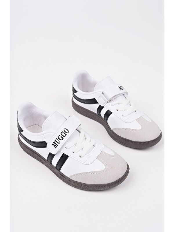 DUDLEY Günlük Ortopedik Bağcıklı Ve Cırtlı Çocuk Sneaker Spor Ayakkabı - Görsel 3