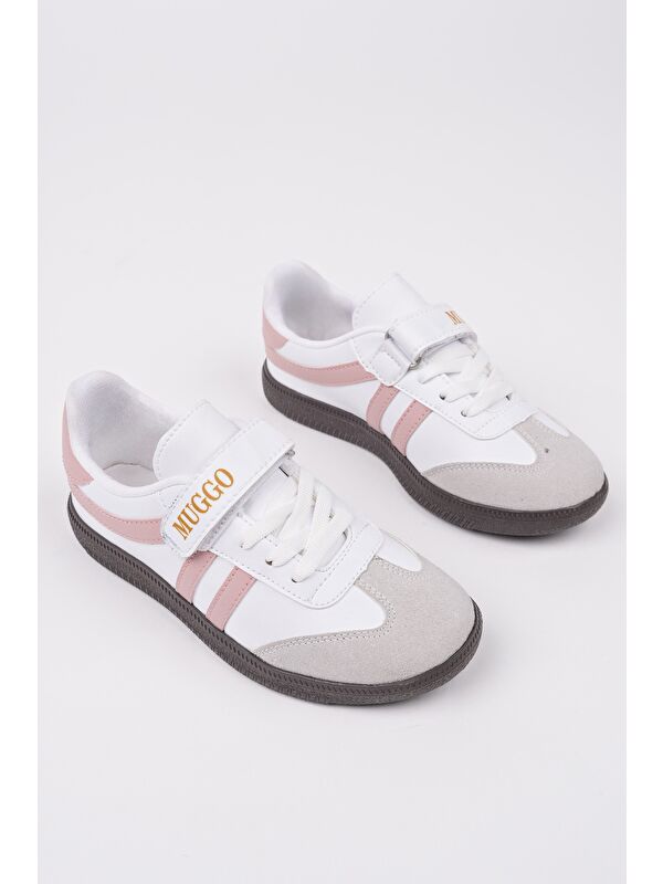 DUDLEY Günlük Ortopedik Bağcıklı Ve Cırtlı Çocuk Sneaker Spor Ayakkabı - Görsel 3