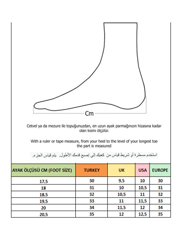 DUDLEY Günlük Ortopedik Bağcıklı Ve Cırtlı Çocuk Sneaker Spor Ayakkabı - Görsel 4