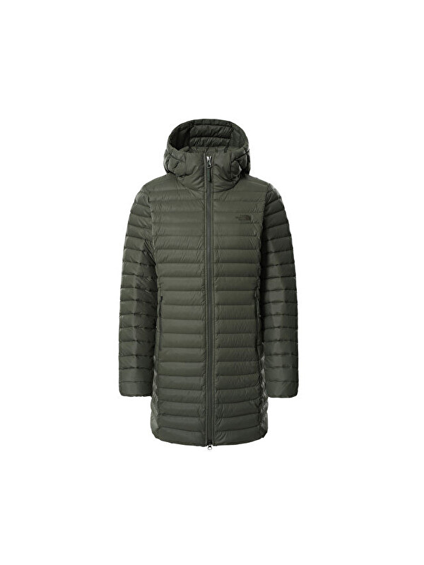 The North Face W Stretch Down Parka Kadın Outdoor Montu NF0A4P6JNYC1 Koyu Yeşil