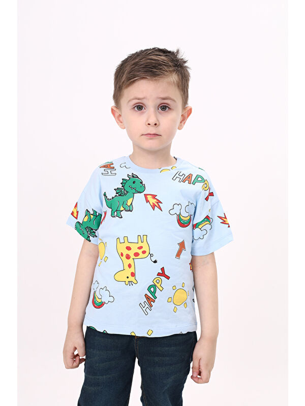 Toontoykids Erkek Çocuk Baskılı Tişört