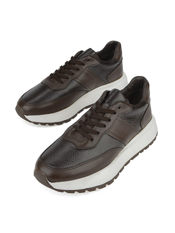 Erkek Hakiki Deri Ayakkabı 1531023Z1001 Kahve - Görsel 6