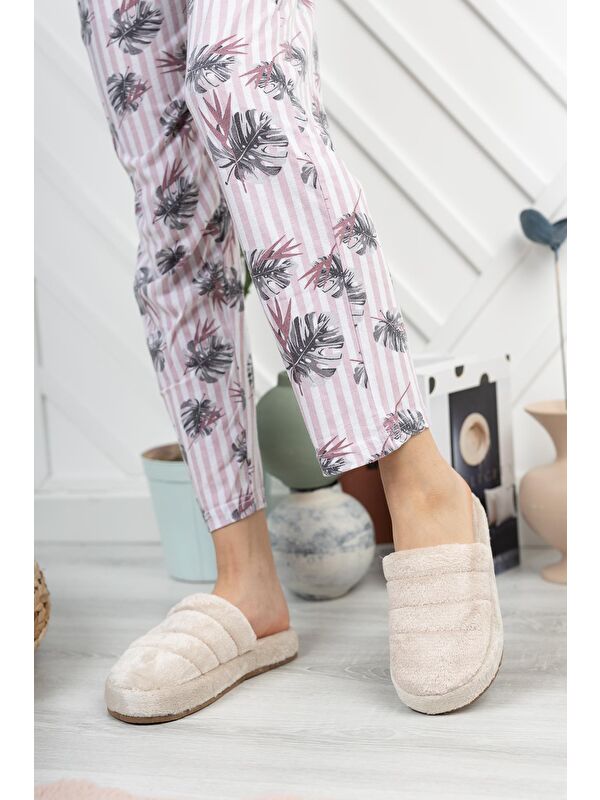 3'lü Paket Kapalı Kadın Terlik Ev Terliği - Görsel 6