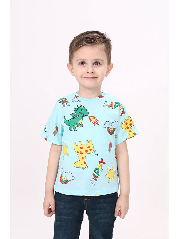 Toontoykids Erkek Çocuk Baskılı Tişört