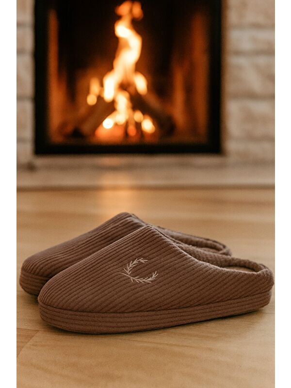 3'LÜ PAKET VELVET Erkek Terlik Ev Terliği Kışlık Yumuşak Tabanlı - Görsel 10