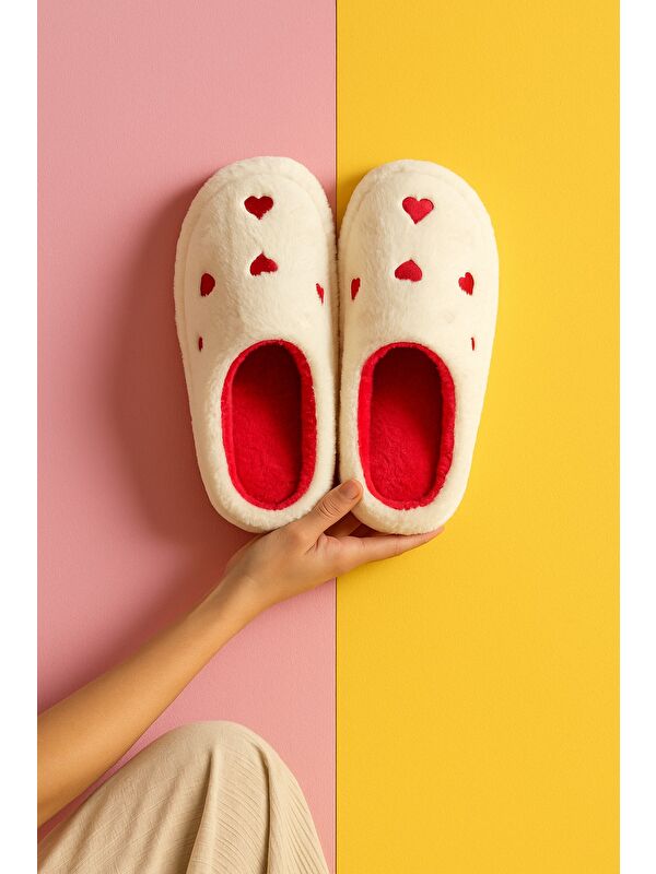 3'lü Paket ELEGANT Kapalı Kadın Terlik Ev Terliği - Görsel 6