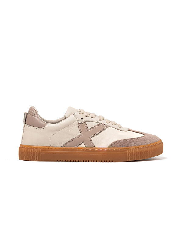 John May Kadın Sneaker ( Günlük) MAR-25Y-192-3030 Crema-Vizon