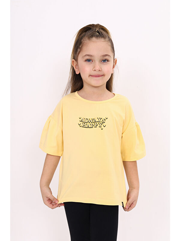 Toontoykids Kız Çocuk Baskılı Tişört