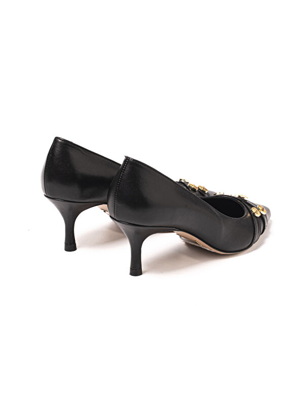 Chiara Bellini Siyah Chiara Bellini Stiletto 9841 Kadın Topuklu/ 158 Napa Lether Black C02