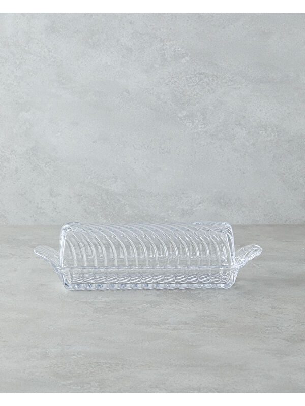 English Home Aura Cam Sunumluk 33x9x9 cm Şeffaf