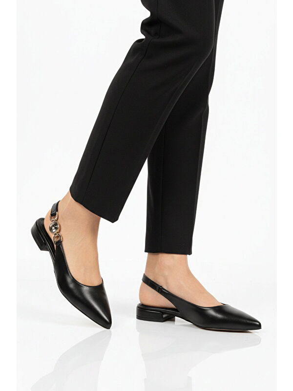 Ayakmod Siyah Ayakmod Hafif Kadın Babet 312573 Z