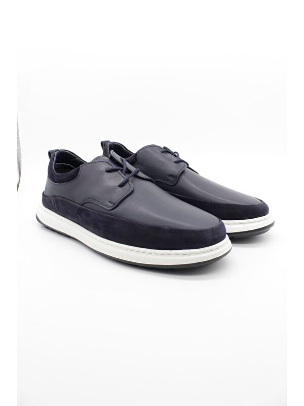 %100 Deri Bağcıklı Casual Ayakkabı 1033250117 - Görsel 3