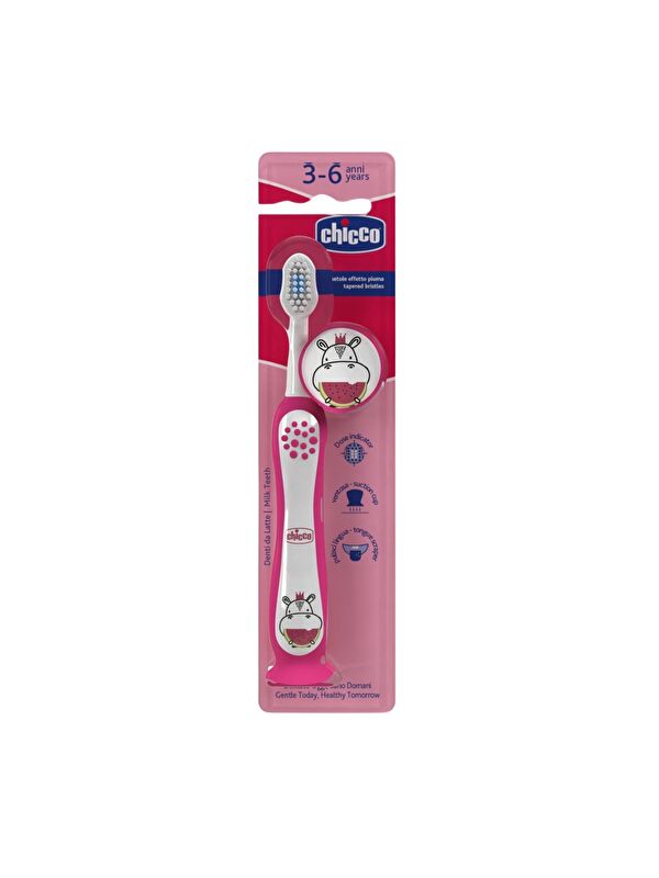 Chicco Diş Fırçası Hipo Pembe 3-6 Yaş