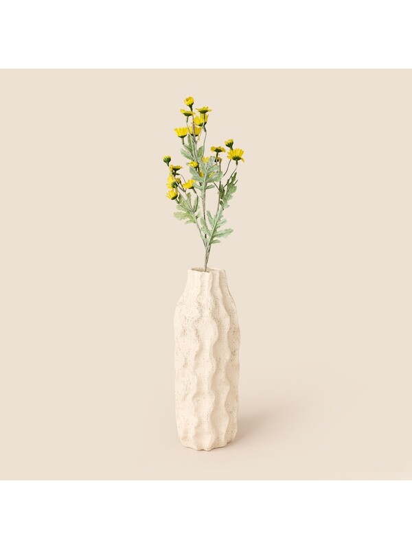 Evidea Deco Yıldızpatı Yapay Dal Çiçek - Sarı - 62 cm