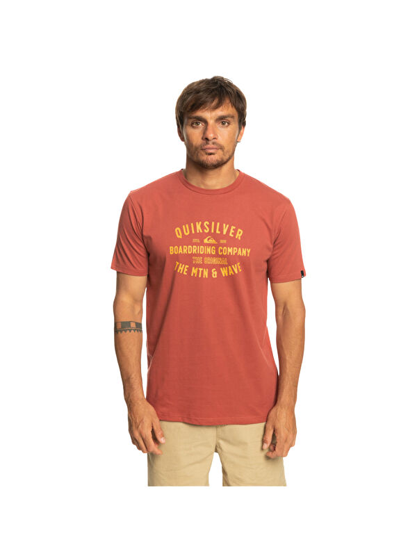 Quiksilver Enjoynotdestroy Erkek Kırmızı Tişört