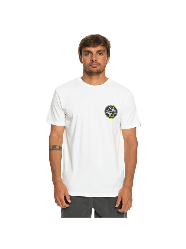 Quiksilver Quikwords Erkek Sarı Tişört
