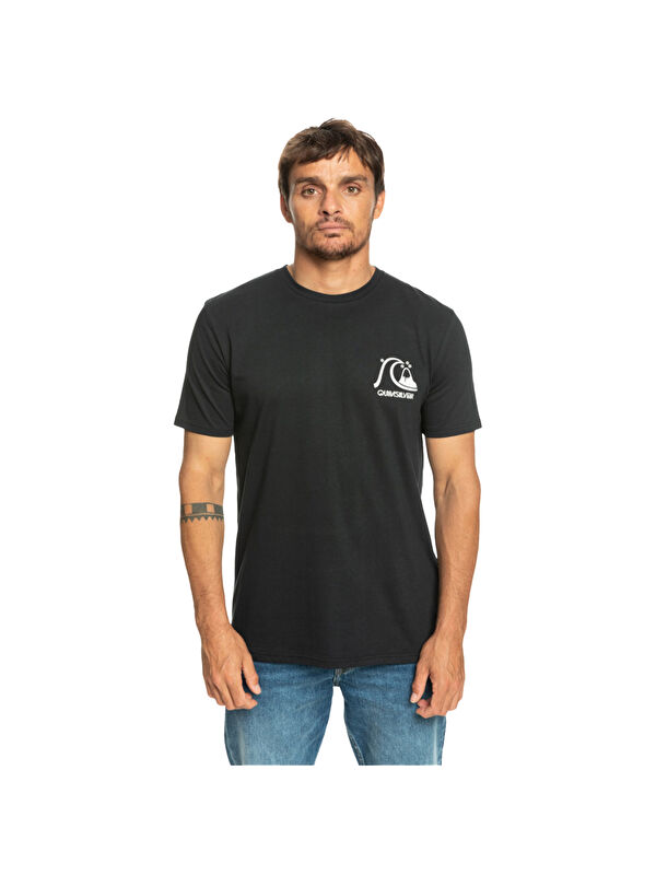Quiksilver Signaturemove Erkek Mavi Tişört