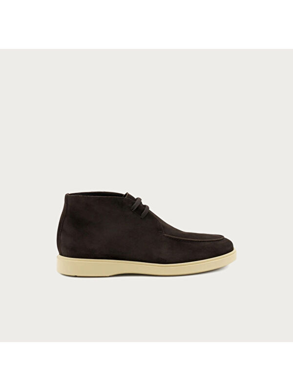 Frau Erkek Bot 20C3 Waxy LACED SHOES PEPEcream (BROWNcream)