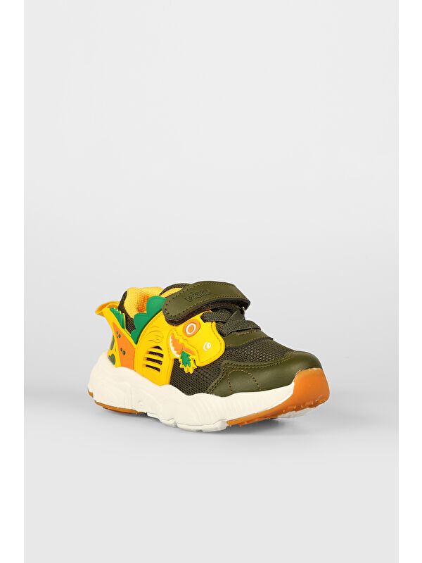 Tuna Baskılı Erkek Bebek Haki Spor Ayakkabı - Görsel 4