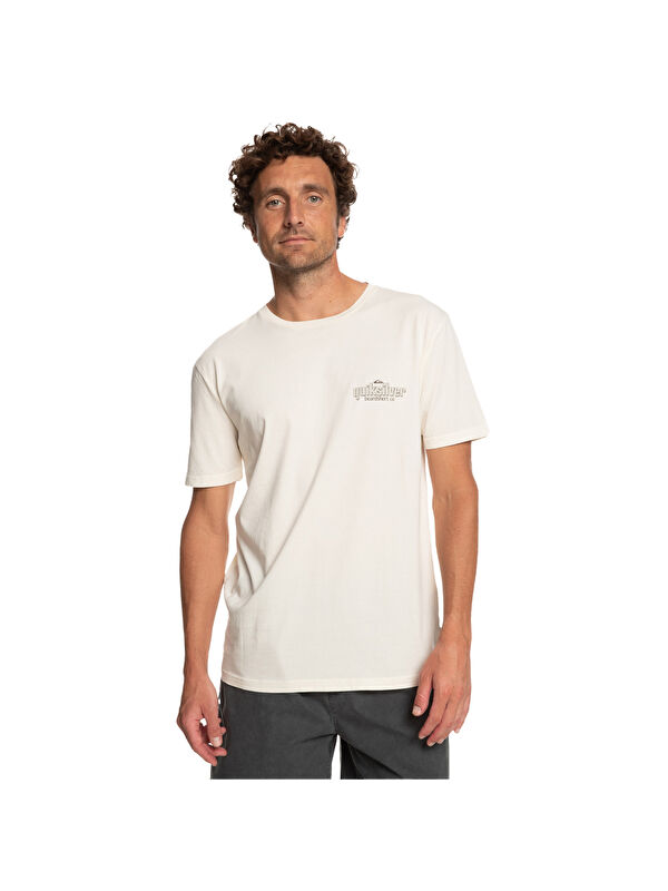 Quiksilver Betweenthelines Erkek Mavi Tişört