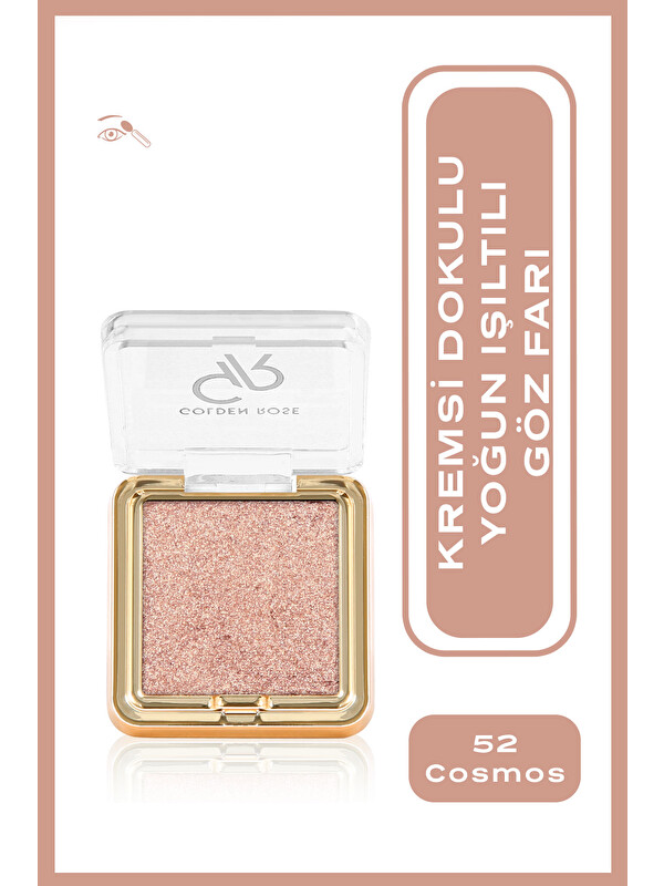 GOLDEN ROSE Sparkle Glow Eyeshadow No:52 Cosmos - Işıltılı Göz Farı