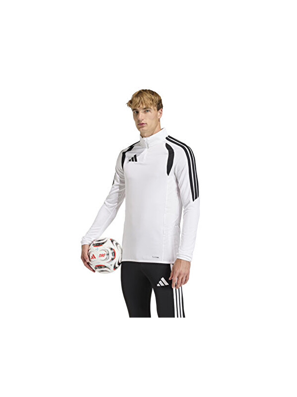 Adidas Tiro 26 League Tr Top Erkek Futbol Antrenman Uzun Kollu Tişört KC1260 Beyaz