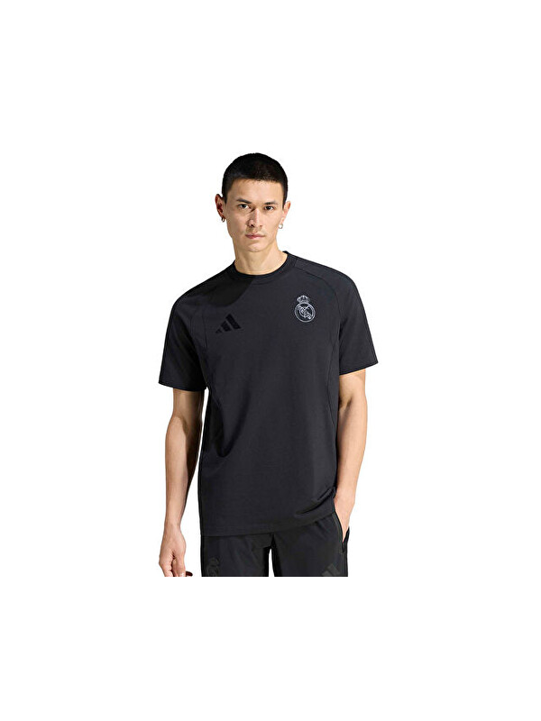 Adidas Real Tt Tee Erkek Futbol Tişörtü KC7809 Siyah