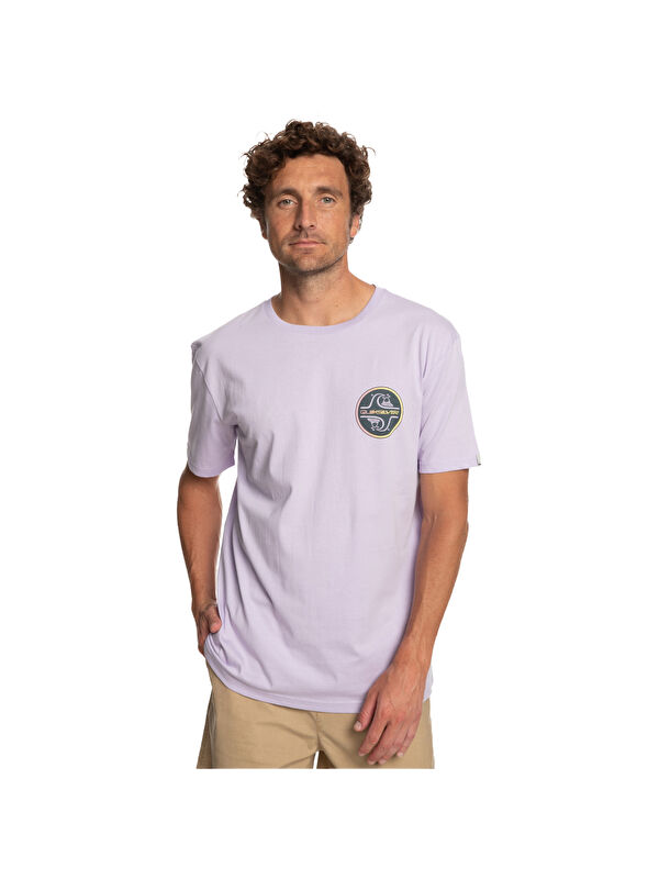 Quiksilver Quikwords Erkek Bej Tişört