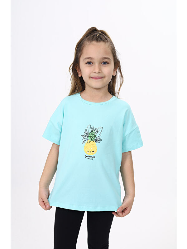 Toontoykids Kız Çocuk Baskılı Tişört