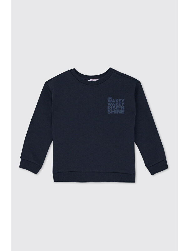 Panço Erkek Bebek Lacivert Sweatshirt