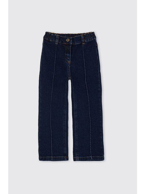 Panço Kız Bebek Lacivert Jean Pantolon