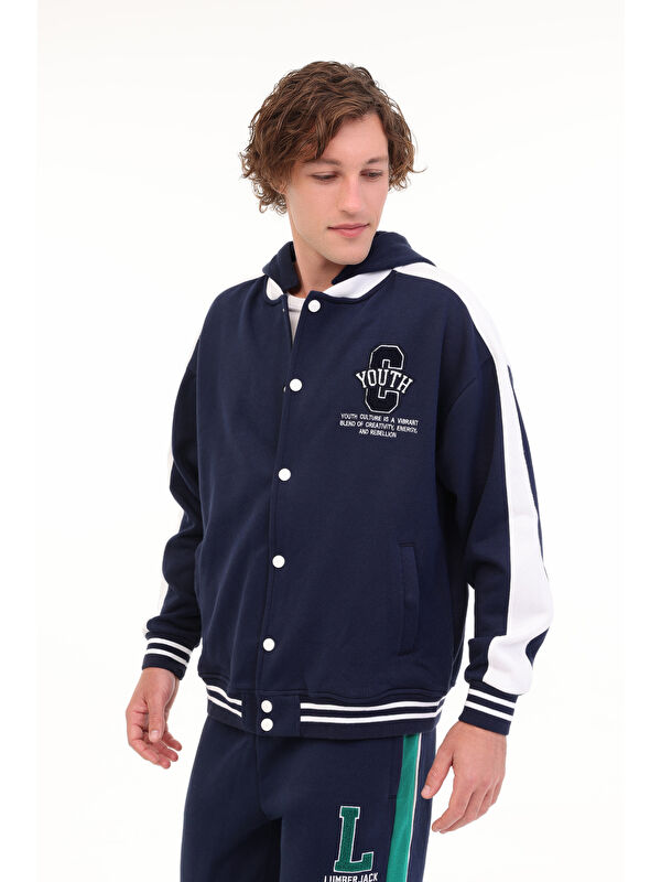 Lumberjack ML EIR 18BLO-21 5PR Lacivert Erkek Kolej Ceket