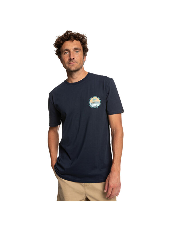 Quiksilver Colourflow Erkek Beyaz Tişört