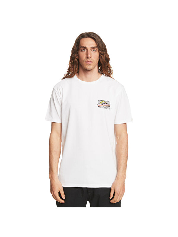 Quiksilver Colourflow Erkek Yeşil Tişört