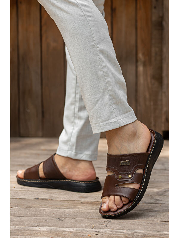 GNC Günlük Ortopedik Erkek Terlik - Görsel 3