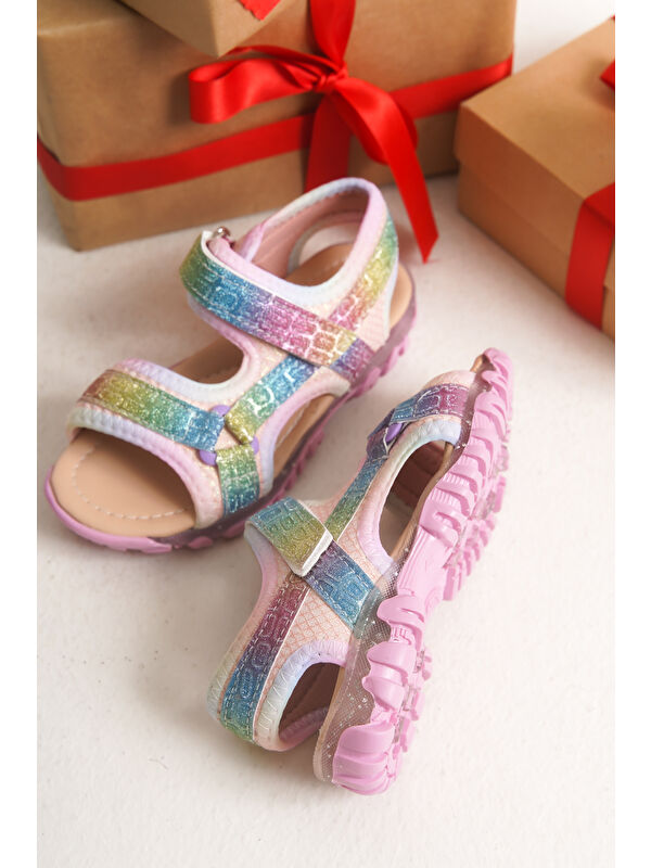 Sindy Günlük Ortopedik Kız Çocuk Sandalet Ayakkabı - Görsel 3