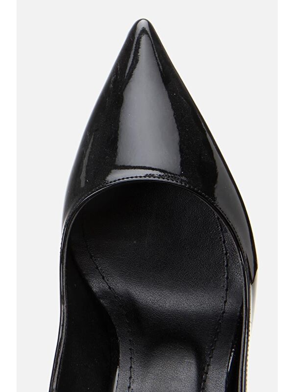 Kadın Siyah Ayarlanabilir Tokalı Stiletto - Görsel 9