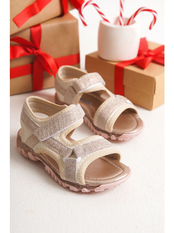 Sindy Günlük Ortopedik Kız Çocuk Sandalet Ayakkabı - Görsel 4