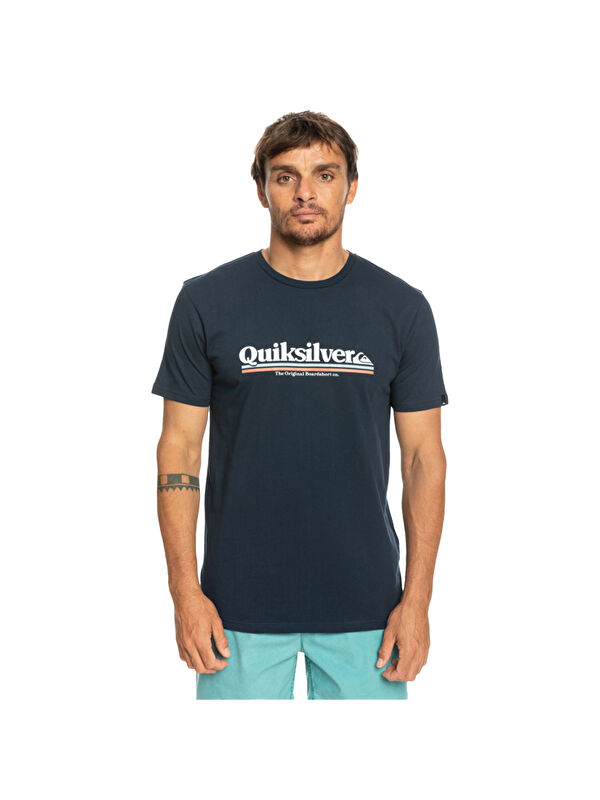 Quiksilver Omnilogo Erkek Mor Tişört