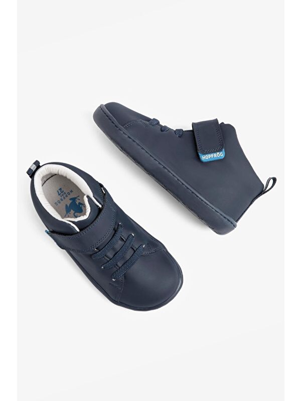 Smart Walker High Top Süper Mat Lacivert Barefoot Çocuk Bot - Görsel 4