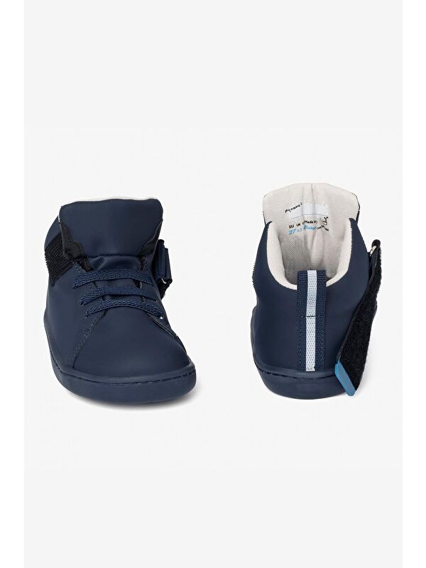 Smart Walker High Top Süper Mat Lacivert Barefoot Çocuk Bot - Görsel 8
