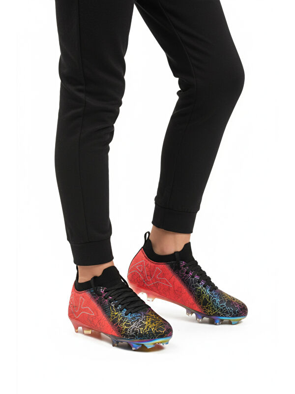 Playup Siyah Fuşya Bilekten Çoraplı Unisex Krampon GK-252-153 G