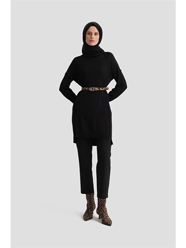 ARMİNE Triko Tunik 24Kd2002 Siyah