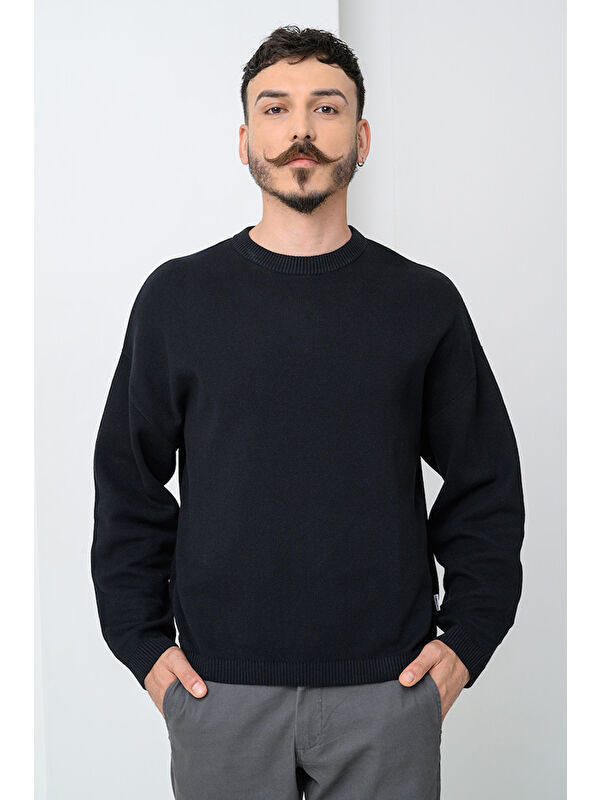 Jack & Jones Core Jcosignal Pamuklu Regular Fit Bisiklet Yaka Sweat 12283545