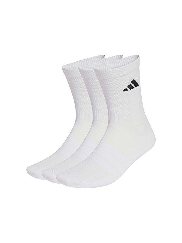 Adidas C Ess Crw 3P Çorap (3 Çift) JZ0530 Beyaz