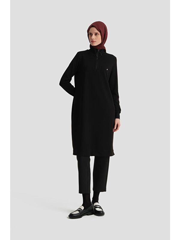 ARMİNE Sweat Tunik Ortd412 Siyah