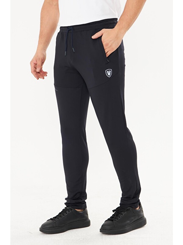 Marco Ferry Erkek Şardonlu Dalgıç Kışlık Eşofman Altı Lacivert 5449-L
