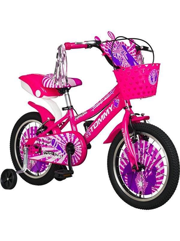 TommyBike 16 jant Lüx Aksesuarlı Cocuk Bisikleti 5-8 Yaş