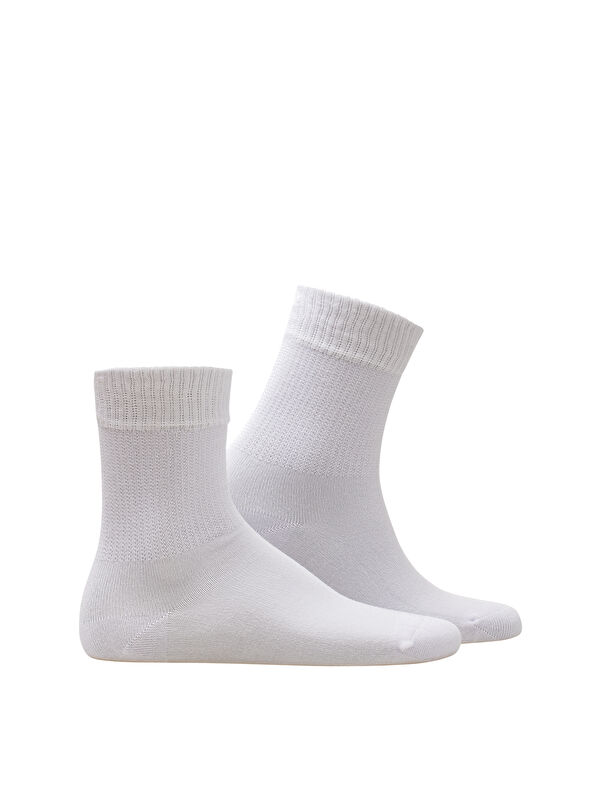 THERMOFORM Relax 2'li Uzun Çorap BEYAZ